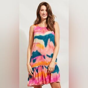 Caribbean Joe Multicolor Sleeveless Dress